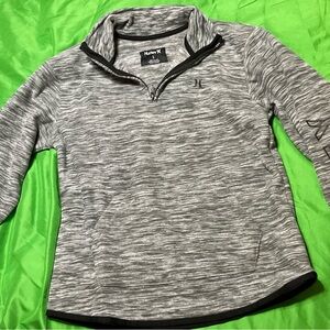Hurley Gray Quarter-Zip Pullover